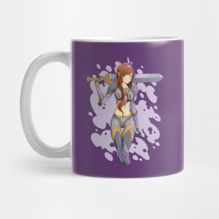 Anime Elf Warrior Girl Mug